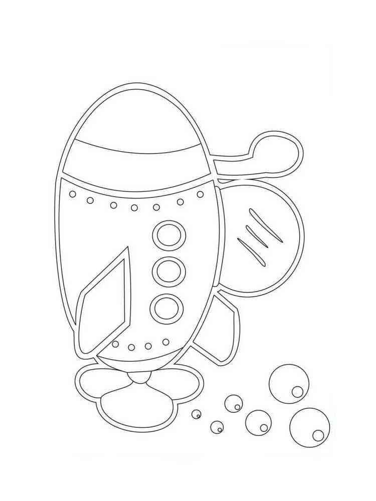 Ausmalbilder U-Boot - Malvorlagen Kostenlos zum Ausdrucken
